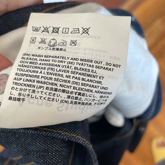 Acne Studio Ace Raw Gothic denim pants - Picture 5 of 5